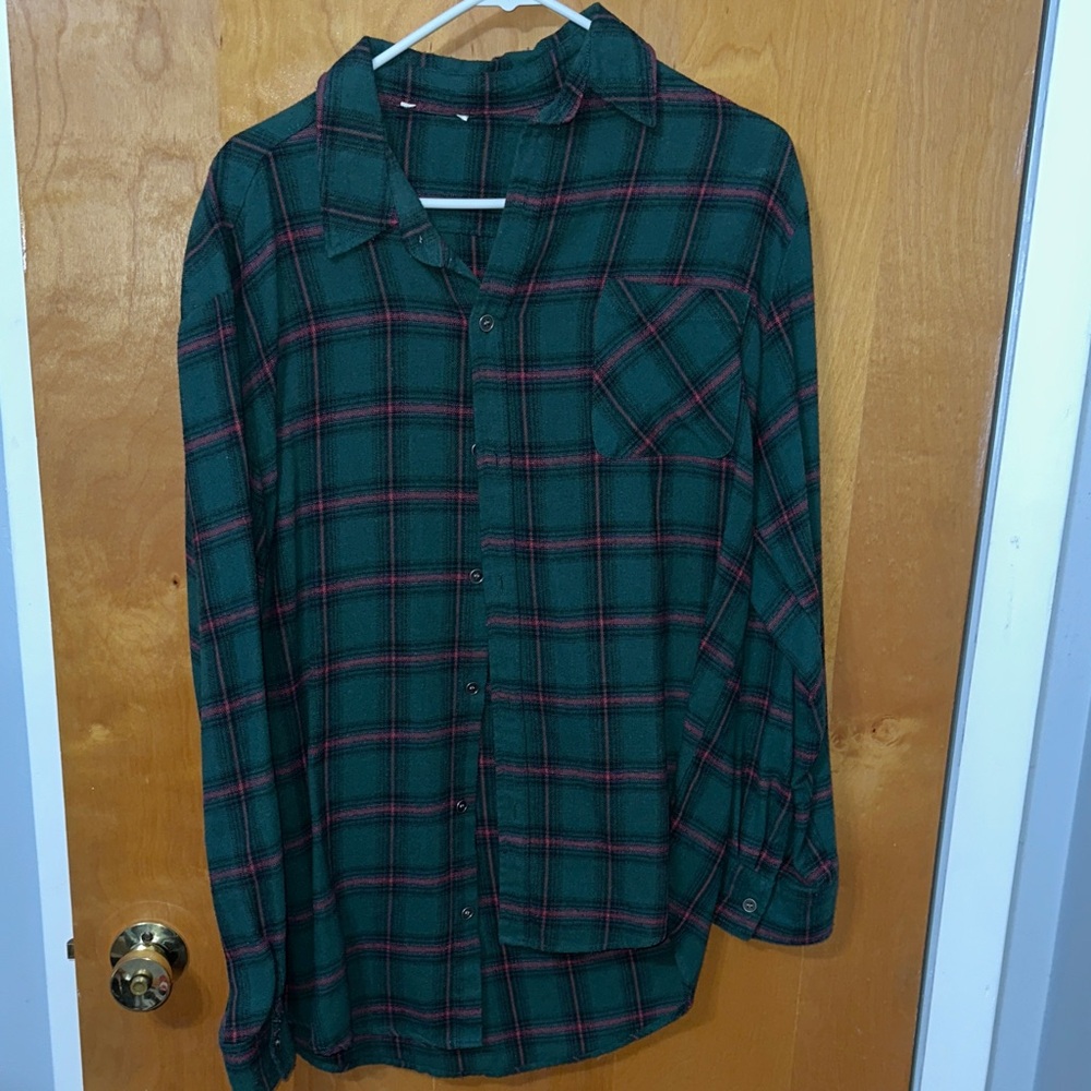 Classic Plaid Men's Button-Down Shirt